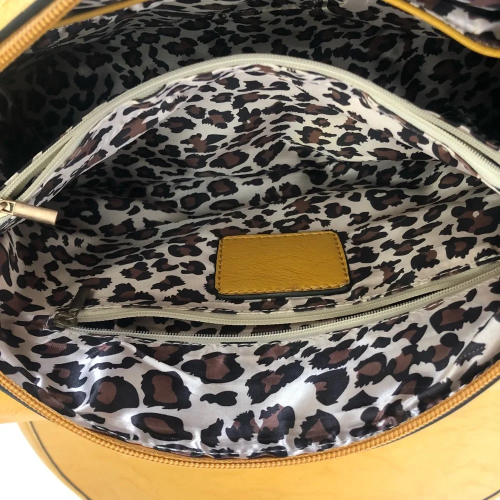 Yellow satchel/crossbody bag
